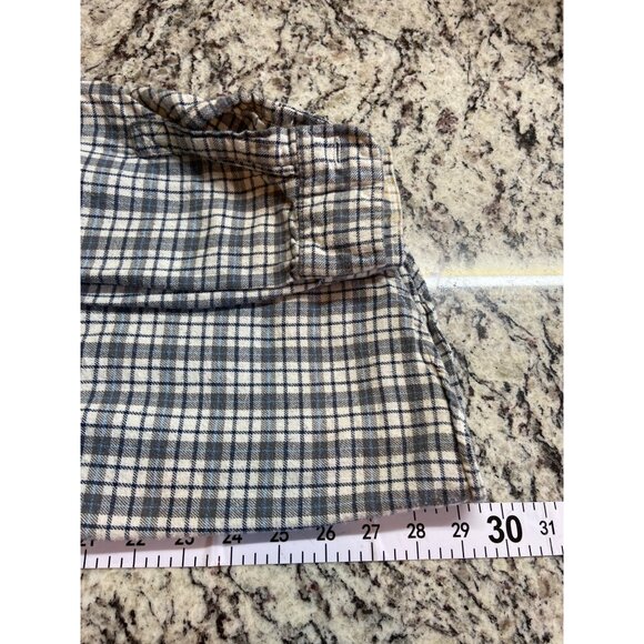 Vintage Tradition Plaid Button‑Down Shirt Large Cotton Preppy Workwear Rugged - Picture 6 of 6
